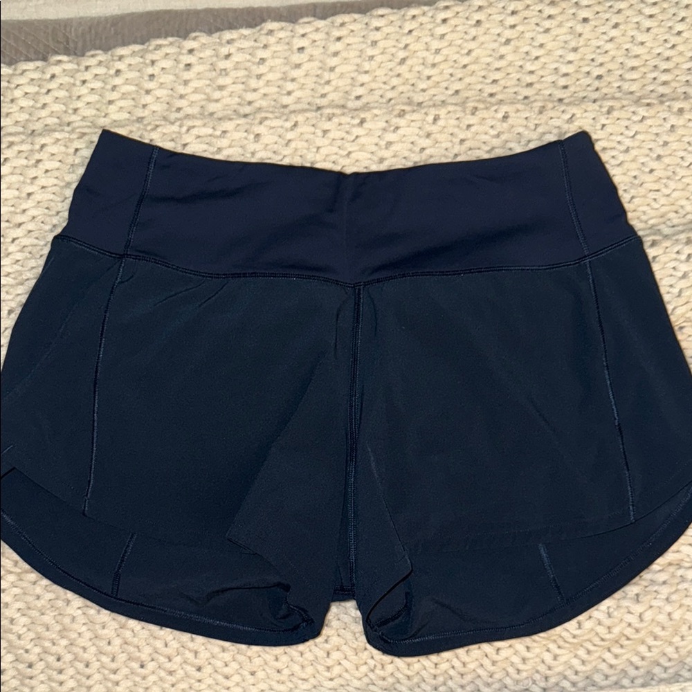 Navy lulu shorts
